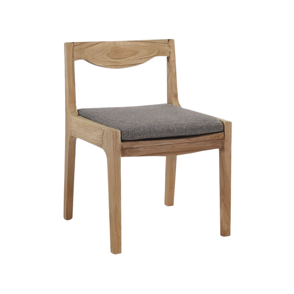 Design Warehouse - Curve Reclaimed Teak Dining Chair 125953