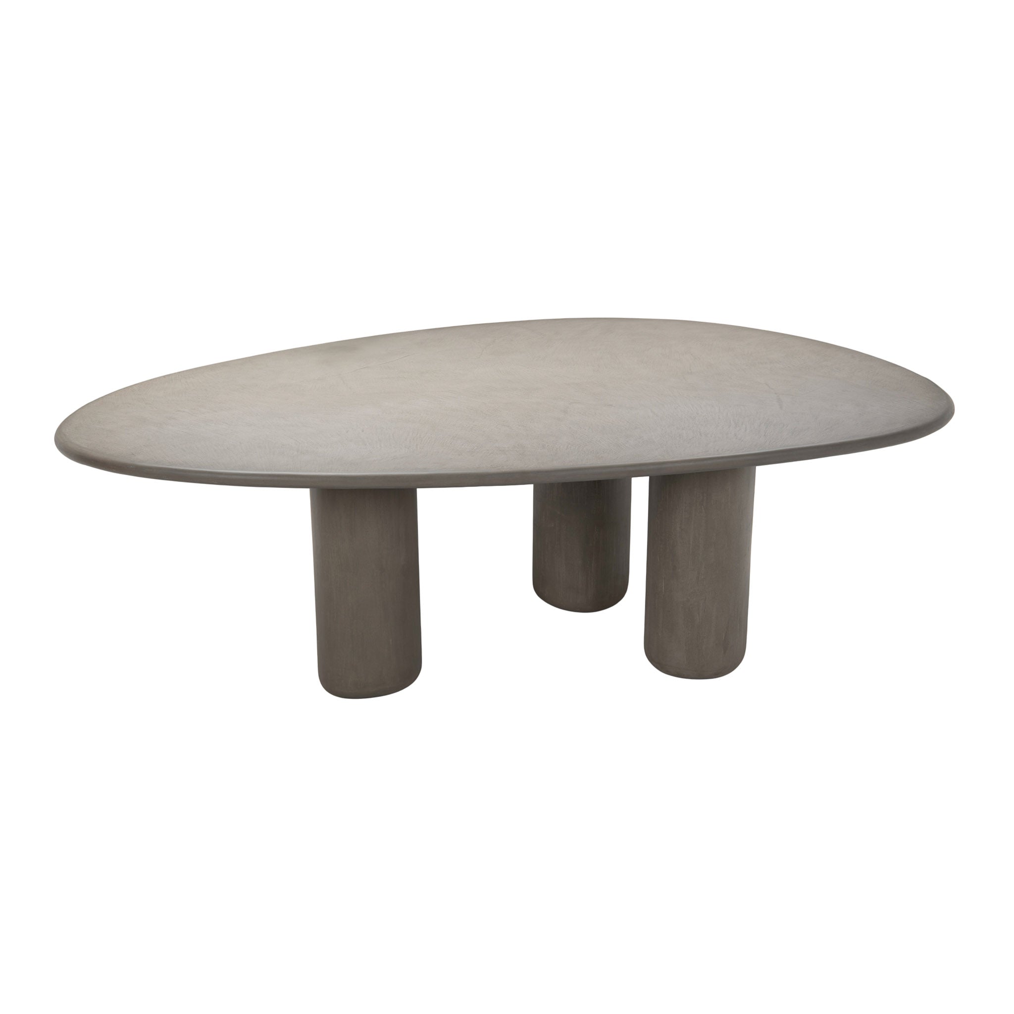 Overview of Curve outdoor dining table in 230 cm size