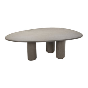 Overview of Curve outdoor dining table in 230 cm size