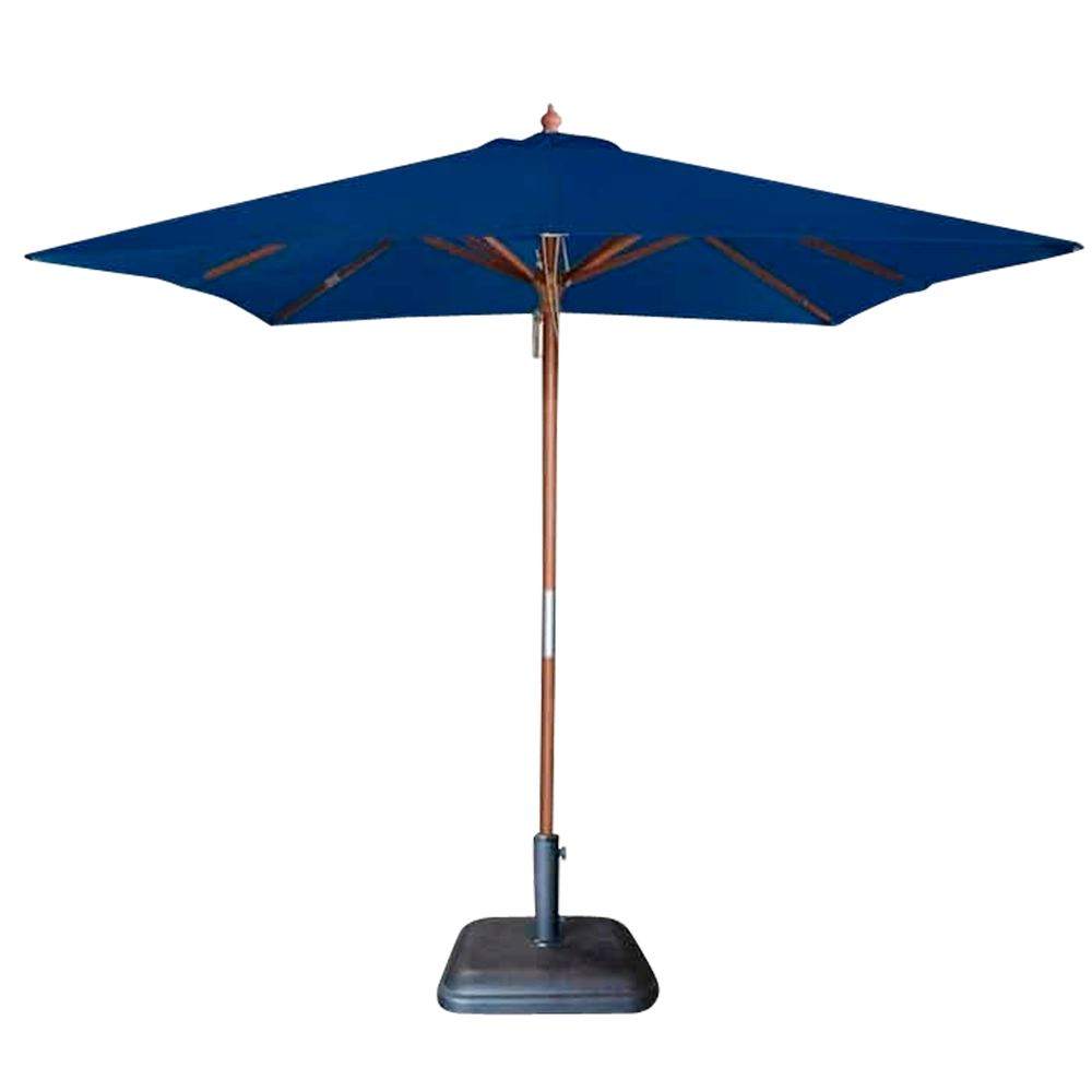 Design Warehouse - 126315 - Dixon Market Olefin Square Umbrella  - 2.5m - Dark Blue cc
