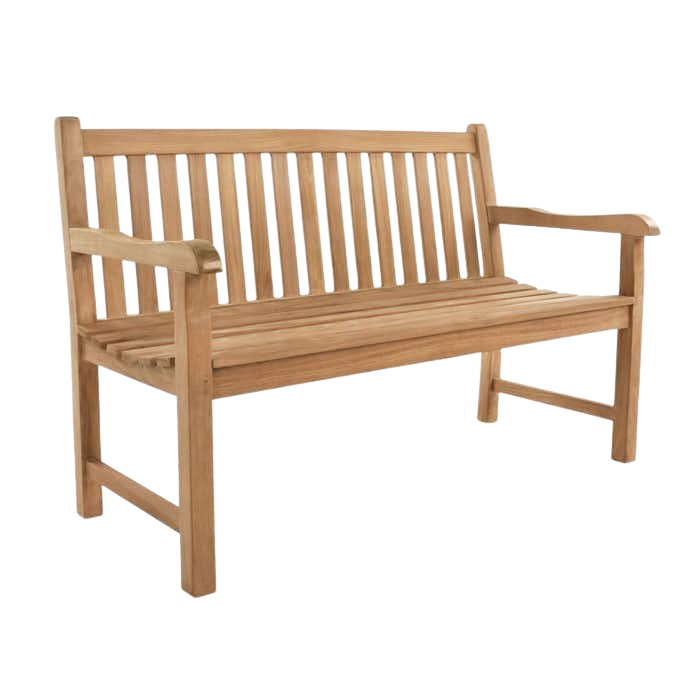 Design Warehouse - Garden Teak Outdoor Bench 2-Seater 42030908047659- cc