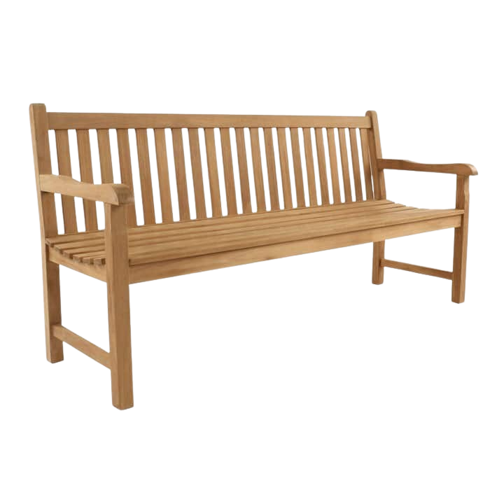 Design Warehouse - Garden Teak Outdoor Bench 3-Seater 42030910734635- cc