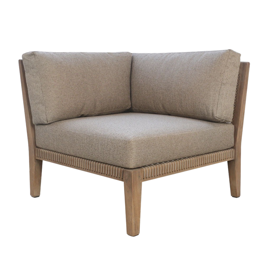 Design Warehouse - Gazzoni Reclaimed Teak Sectional Corner Chair 42146901819691- cc