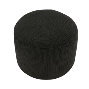 Design Warehouse - 126226 - Gigi Outdoor Ottoman Round  - Lava cc