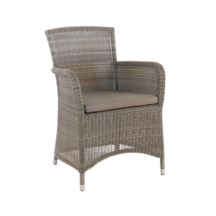 Design Warehouse - Gilbert Wicker Dining Arm Chair 42031633924395- cc
