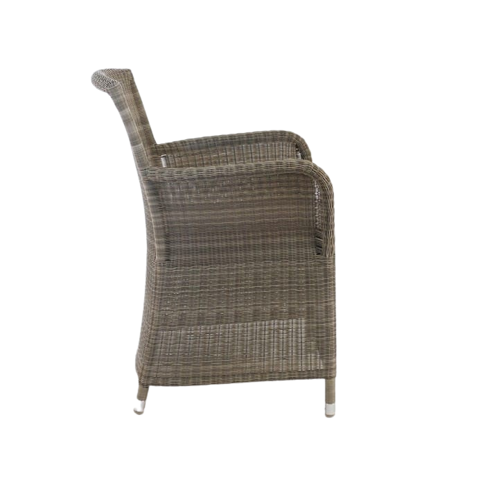 Design Warehouse - Gilbert Wicker Dining Arm Chair 42031634317611- cc