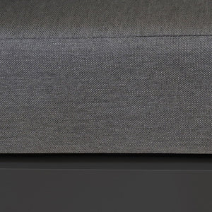 Design Warehouse - 126884 - Granada Aluminum Outdoor Sofa  - Charcoal