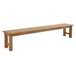 Design Warehouse Hampton Teak Backless Bench 230 cm 124124