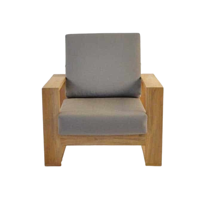 Design Warehouse - Havana Teak Outdoor Club Chair 42279745093931- cc