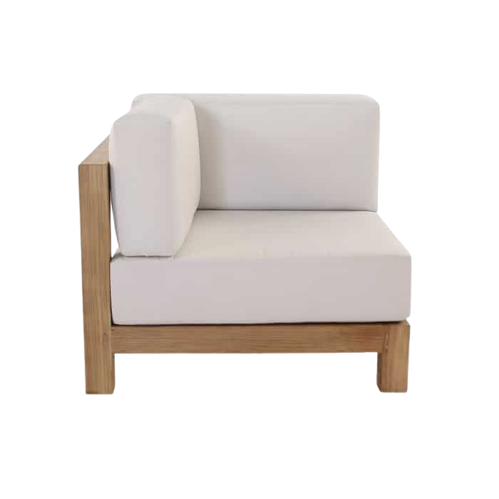 Design Warehouse - Ibiza Teak Sectional Corner Chair 42146985673003- cc