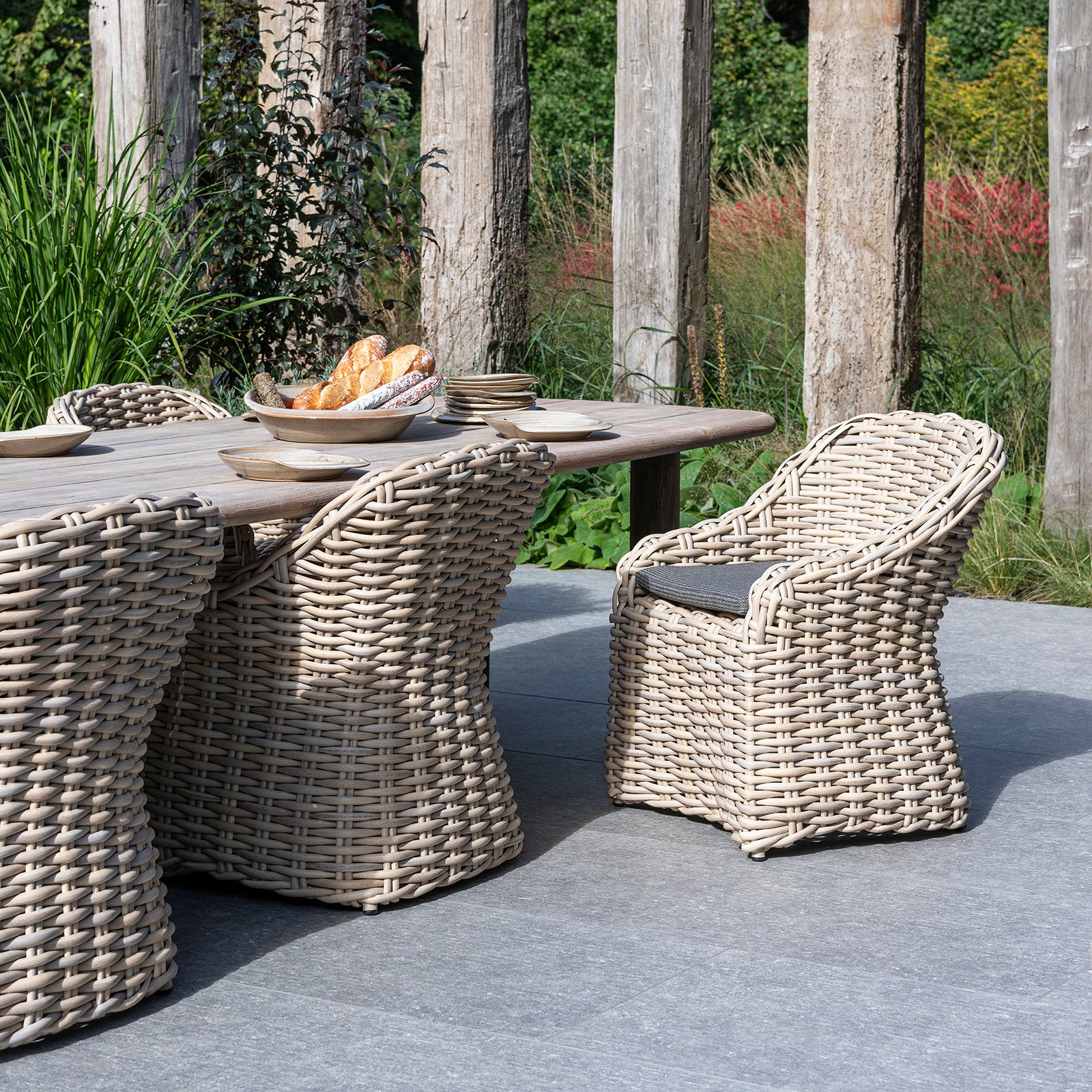 Julia Outdoor Wicker Dining Armchair Outdoor Chairs NZ