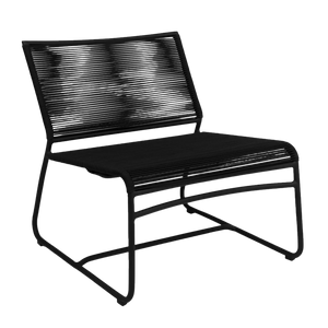 Design Warehouse - 127344 - Komodo Outdoor Relaxing Chair (Black)  - Black cc