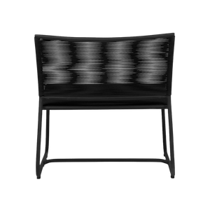 Design Warehouse - 127344 - Komodo Outdoor Relaxing Chair (Black)  - Black cc