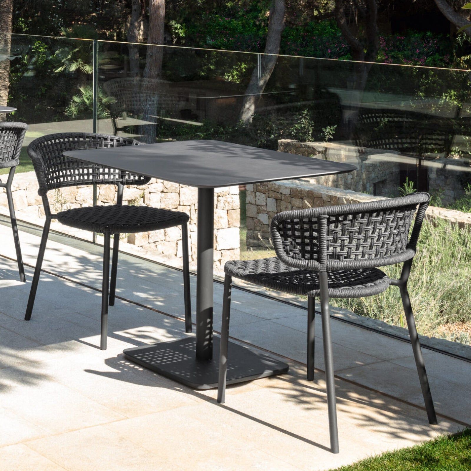 Kove Rope and Aluminium Dining Side Chair