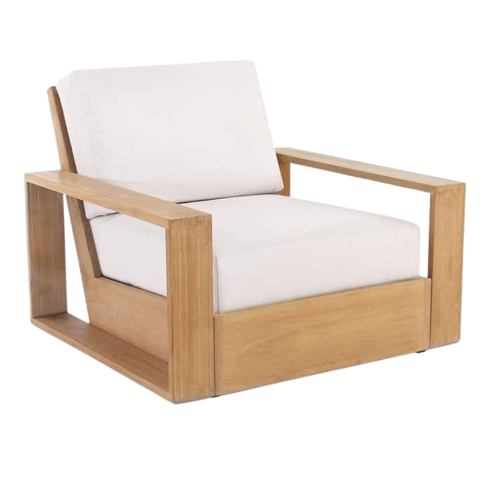 Design Warehouse - Kuba Teak Outdoor Club Chair 42147076047147- cc