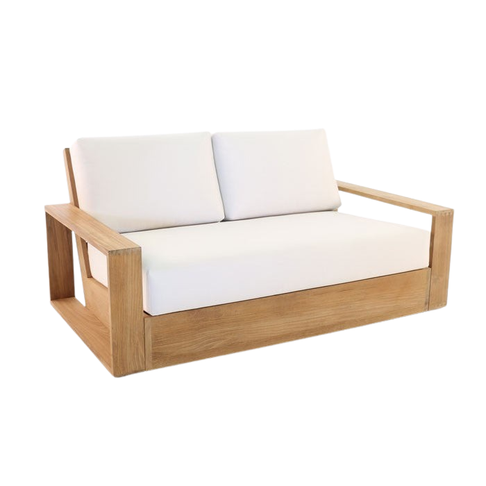 Design Warehouse - Kuba Teak Outdoor Loveseat 42147077390635- cc