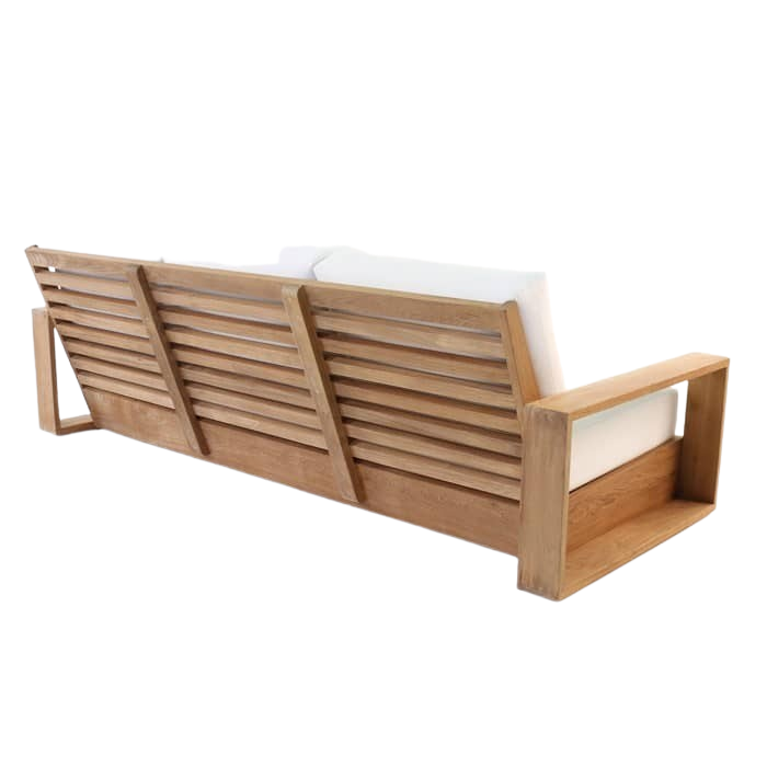 Design Warehouse - Kuba Teak Outdoor Sofa 42147080110379- cc