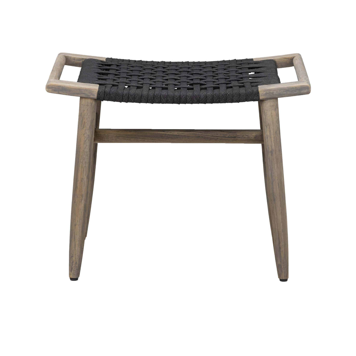 Lisa Rope Stool Leo Outdoor Teak and Rope Stool | Design Warehouse