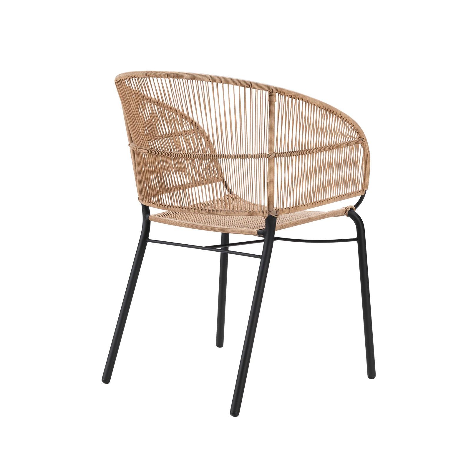 Louis wicker dining armchair natural 128135