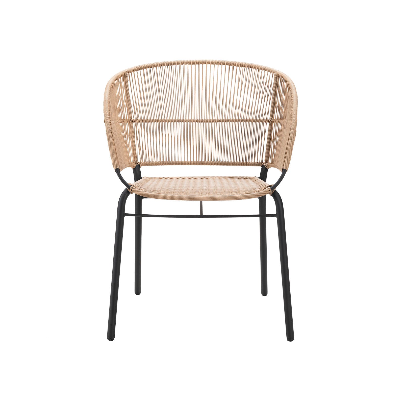 Louis wicker dining armchair natural 128135