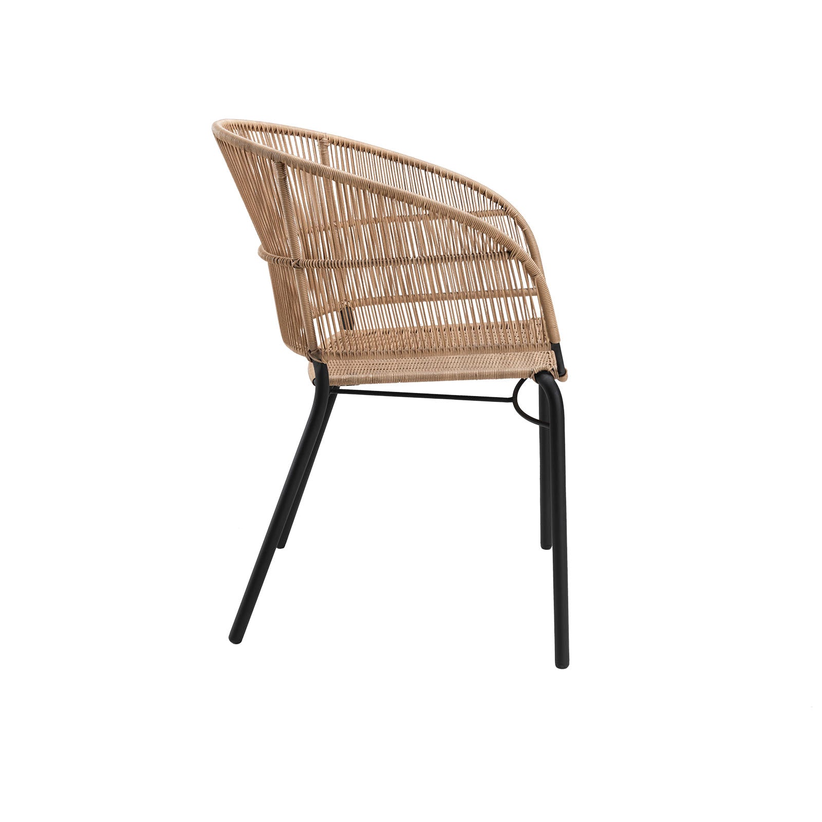 Louis wicker dining armchair natural 128135