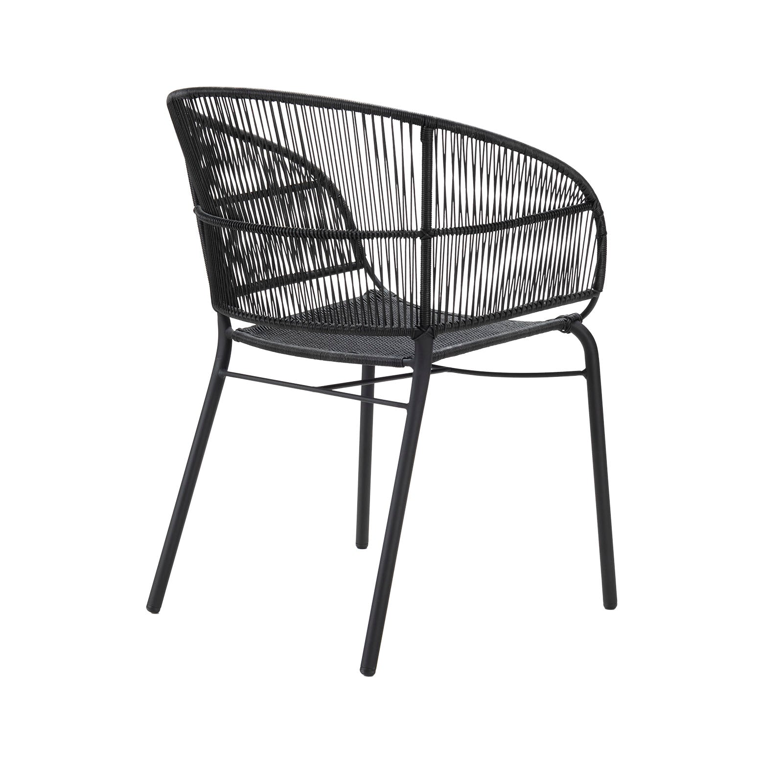 Louis wicker dining armchair lava 128136