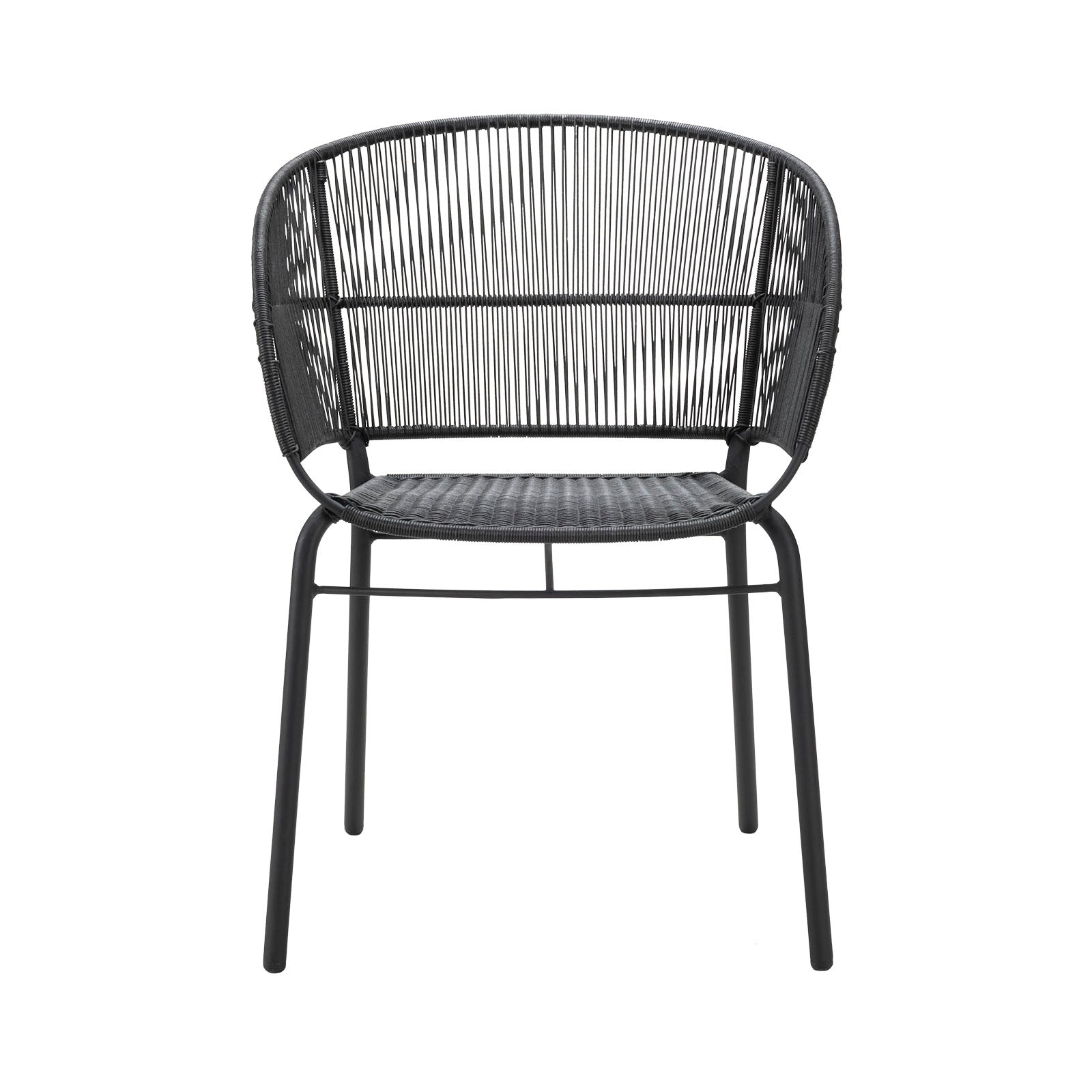 Louis wicker dining armchair lava 128136