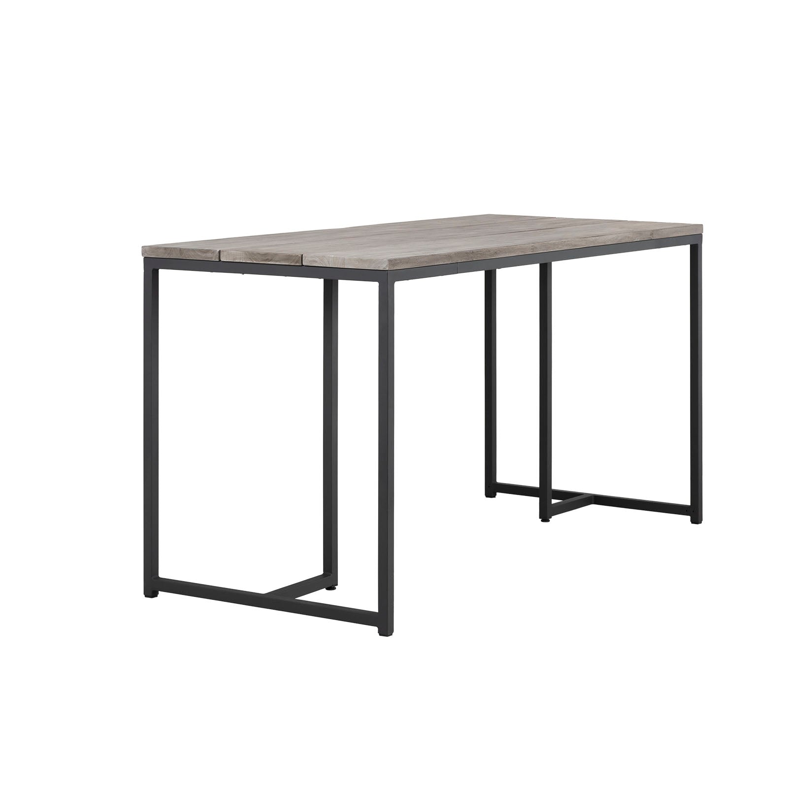 Maddie Outdoor Teak and Aluminium Counter Height Bar Table