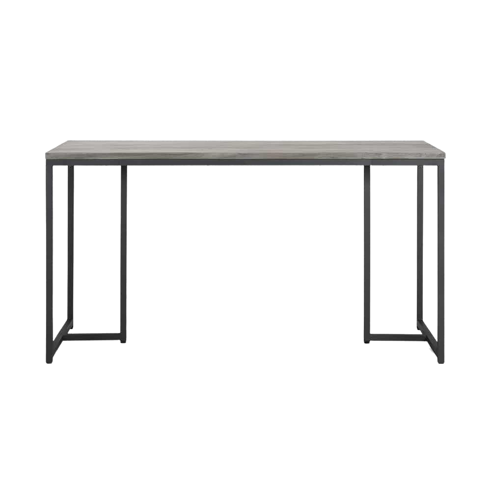 Design Warehouse - Maddie Outdoor Teak and Aluminum Counter Height Bar Table 42147165569323- cc