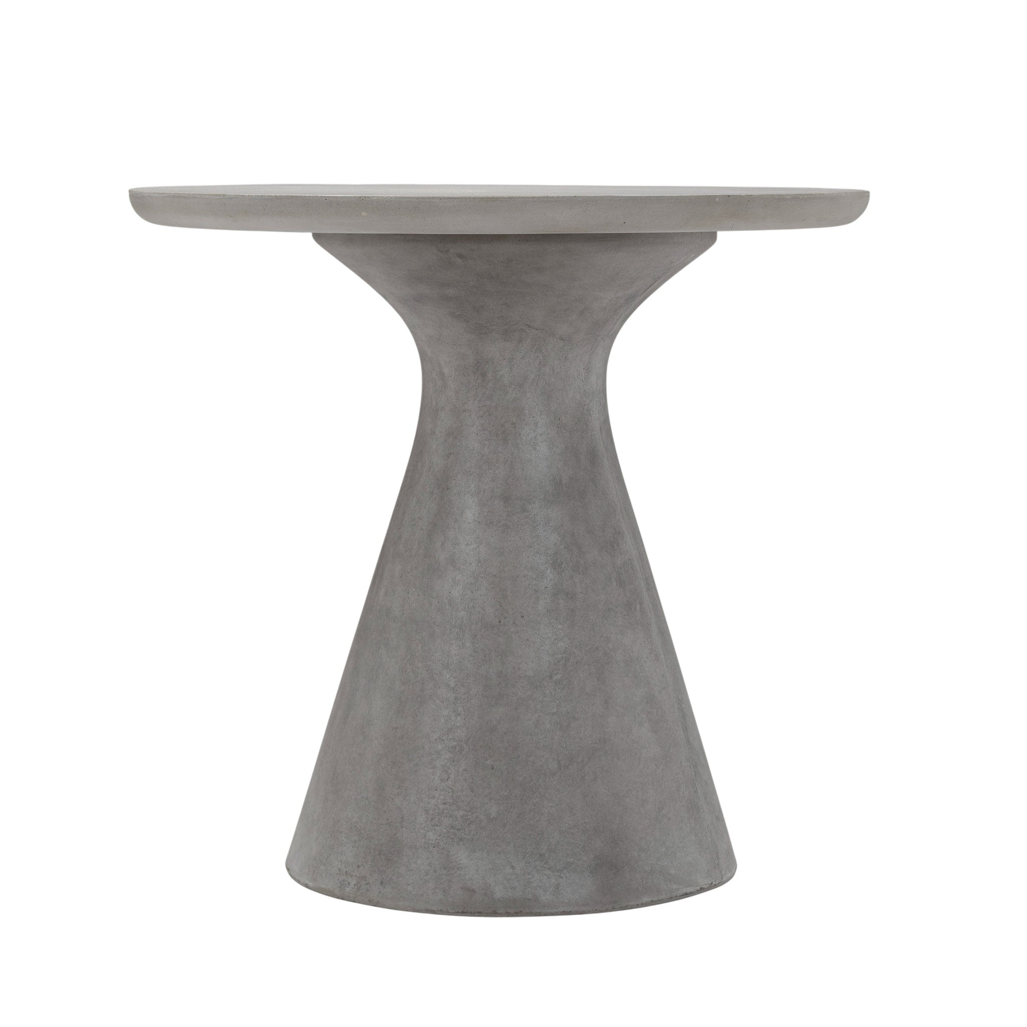 Madrid concrete round outdoor dining table