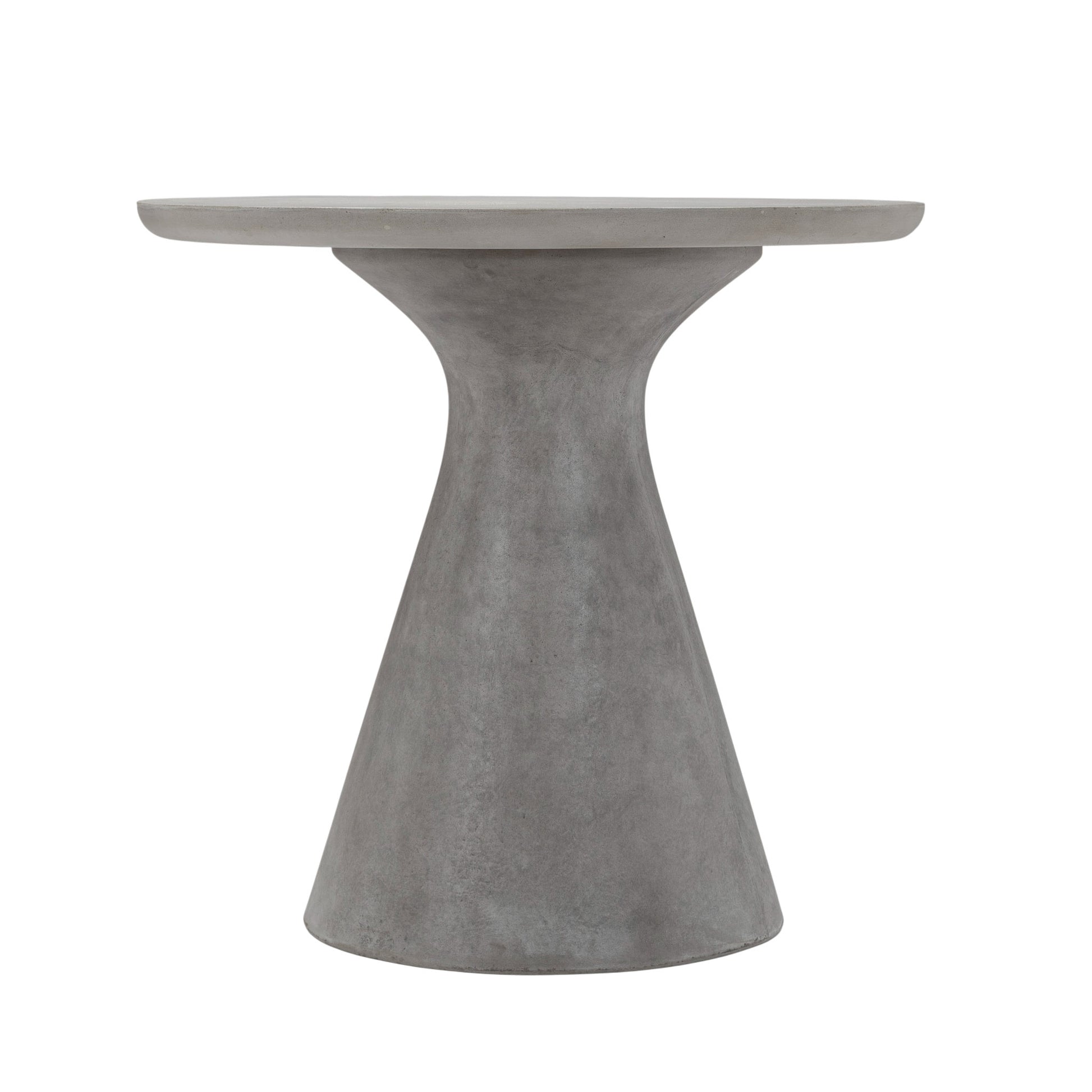 Madrid concrete round outdoor dining table