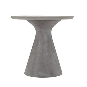 Madrid concrete round outdoor dining table