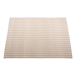 Textured square floor rug with a subtle pattern on a white background
