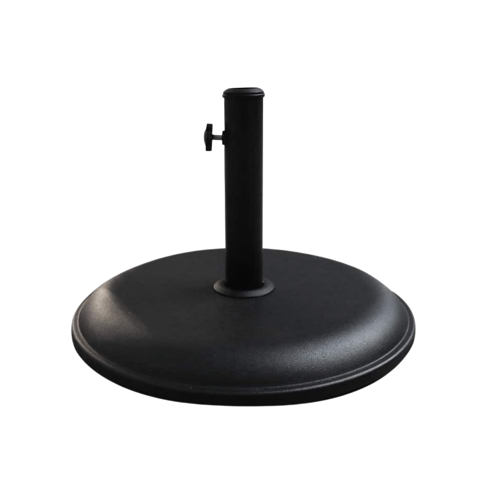 Design Warehouse - 126983 - Mason Round Umbrella Stand 15 Kg  - Black cc