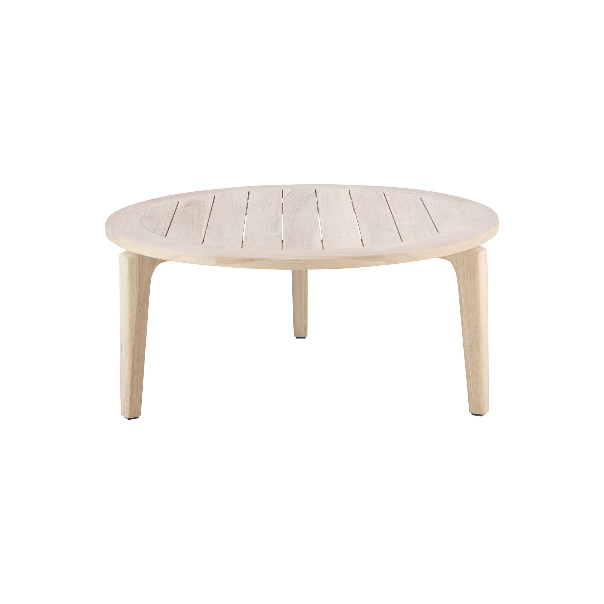 Matteo Aged Teak Round Coffee Table Round Coffee Tables