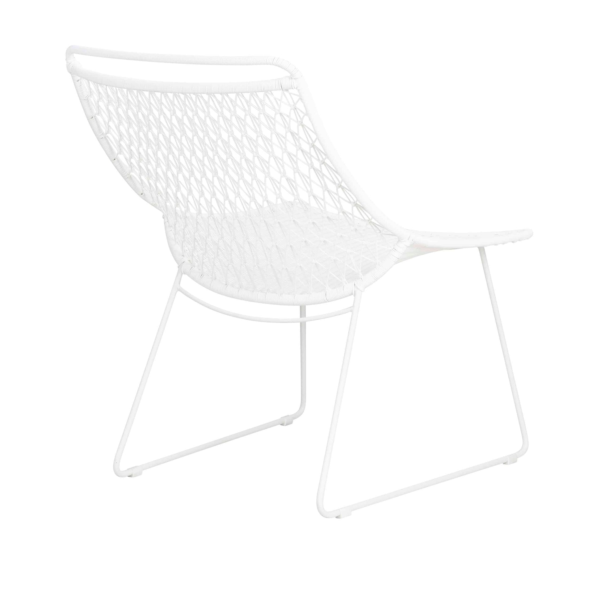 Design Warehouse - 128403 - Milly Outdoor Relaxing Chair  - Stonewhite