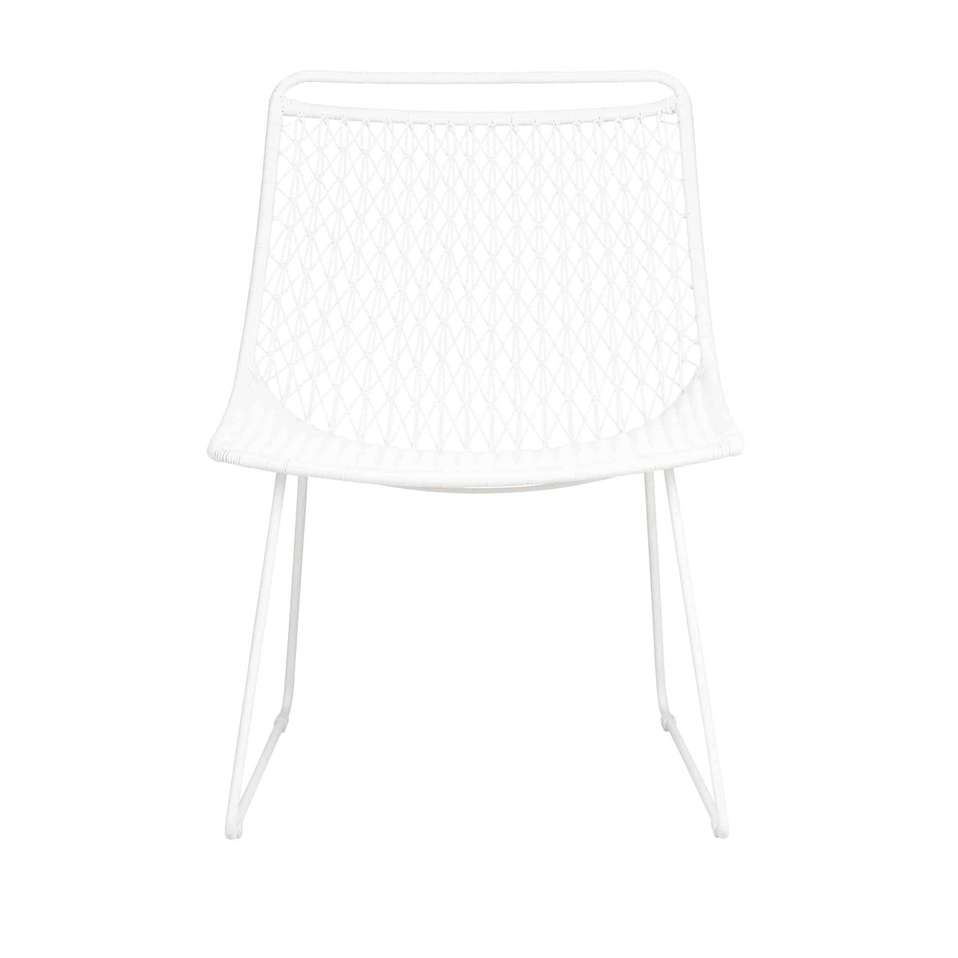 Design Warehouse - 128403 - Milly Outdoor Relaxing Chair  - Stonewhite