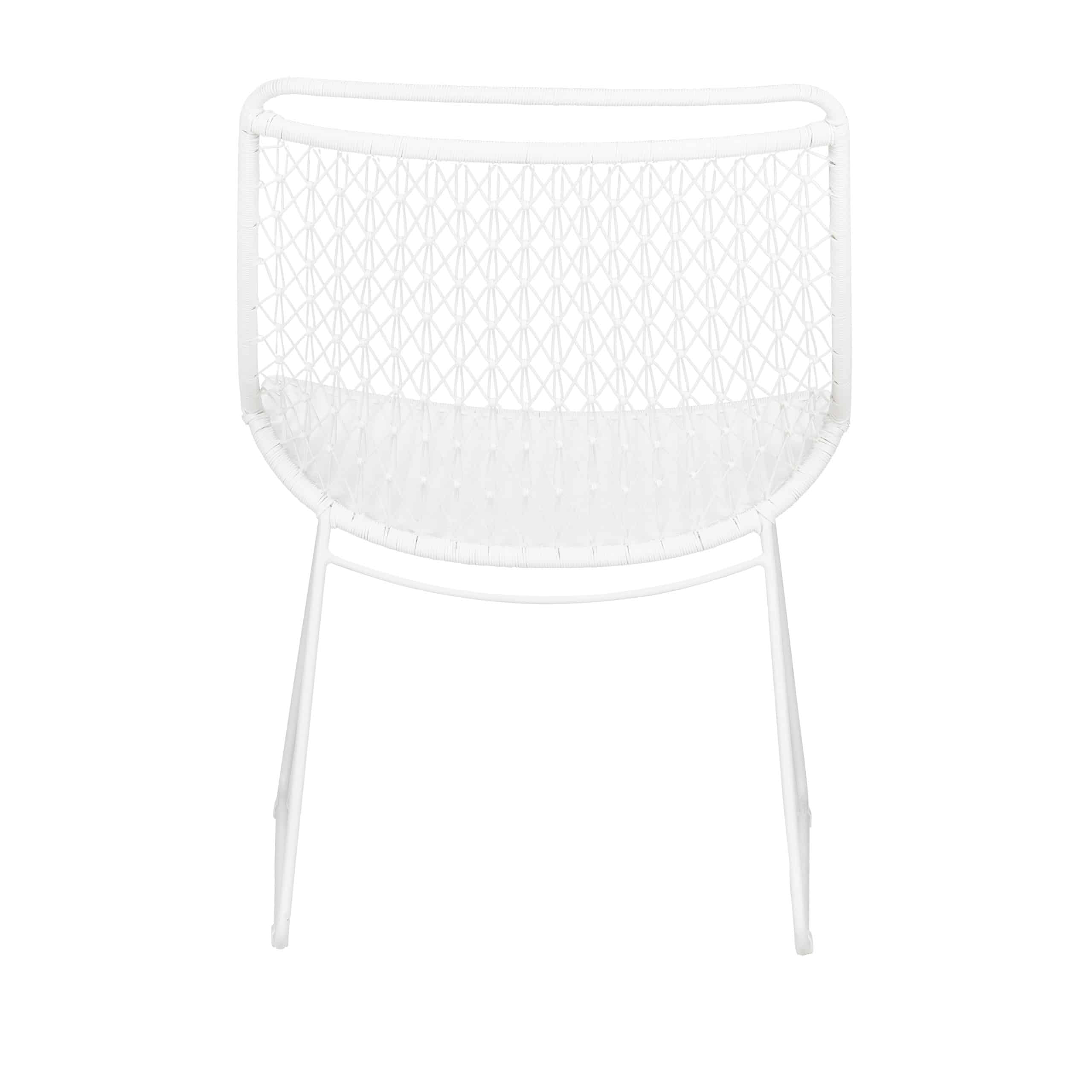 Design Warehouse - 128403 - Milly Outdoor Relaxing Chair  - Stonewhite