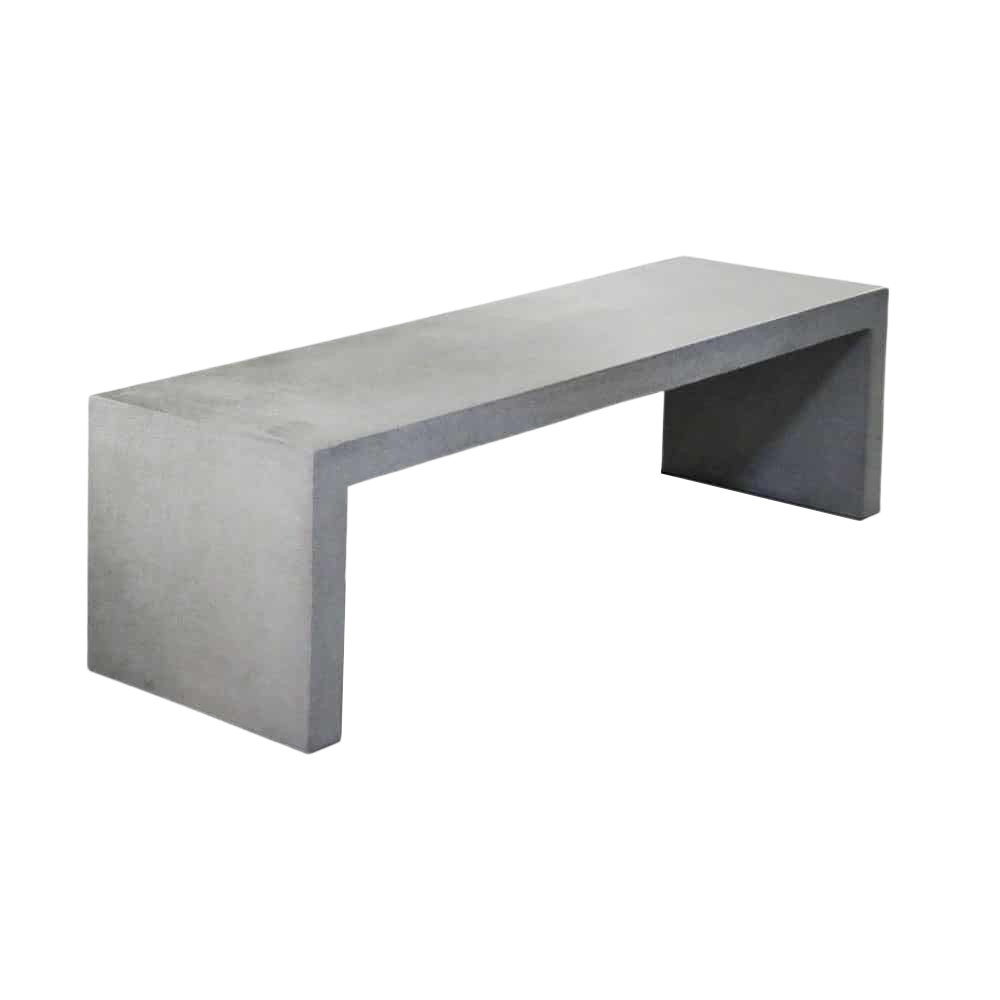 Design Warehouse - Raw Modern Lightweight Concrete Bench 42030973616427- cc cc
