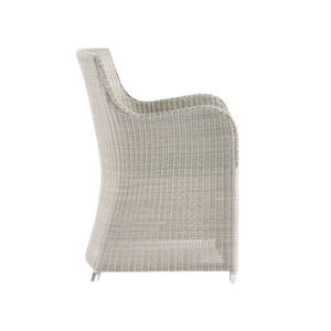 Design Warehouse - 124410 - Moni Wicker Dining Chair  - Whitewash cc