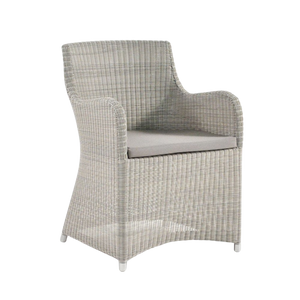 Design Warehouse - 124410 - Moni Wicker Dining Chair  - Whitewash cc