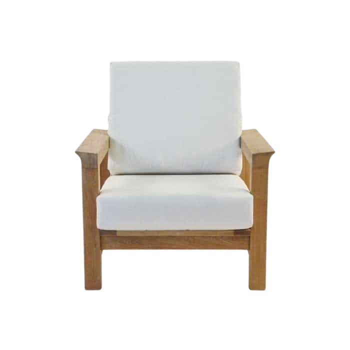 Design Warehouse - Monterey Teak Outdoor Club Chair 42147236217131- cc