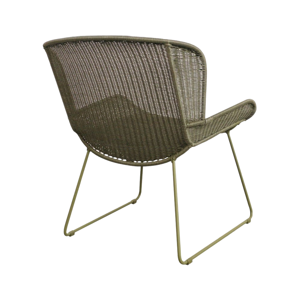 Design Warehouse - 127020 - Nairobi Pure Wicker Relaxing Chair  - Moss cc