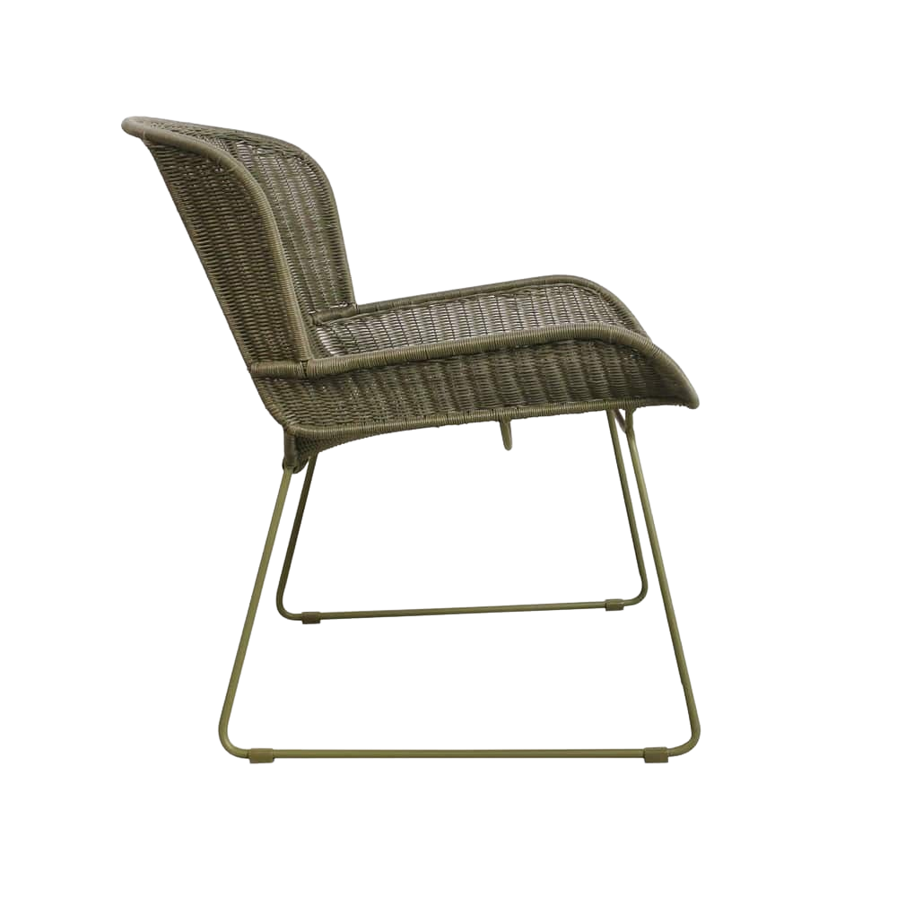 Design Warehouse - 127020 - Nairobi Pure Wicker Relaxing Chair  - Moss cc