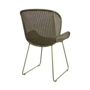 Design Warehouse Nairobi Pure Wicker Dining Chair Moss 127019