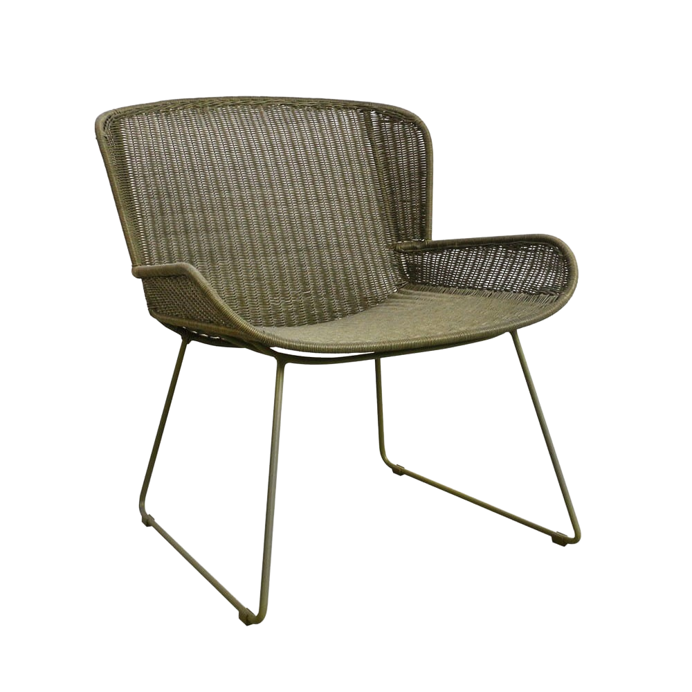 Design Warehouse - 127020 - Nairobi Pure Wicker Relaxing Chair  - Moss cc