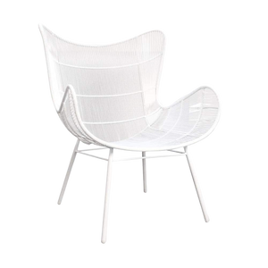 Design Warehouse - 127027 - Nairobi Wing Relaxing Chair  - White cc