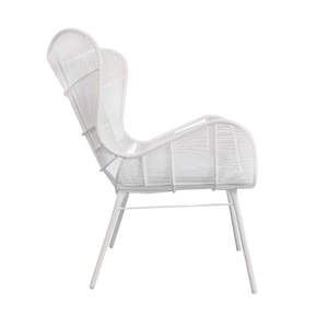 Design Warehouse - 127027 - Nairobi Wing Relaxing Chair  - White cc