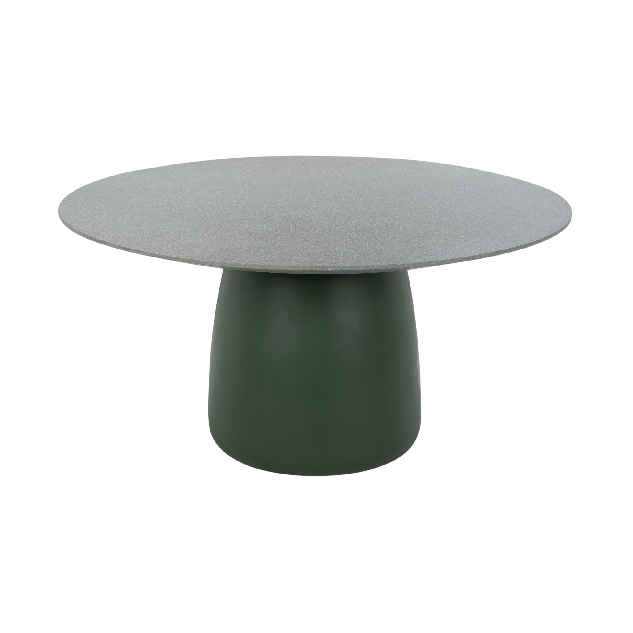 Naxos outdoor round dining table. Top view.