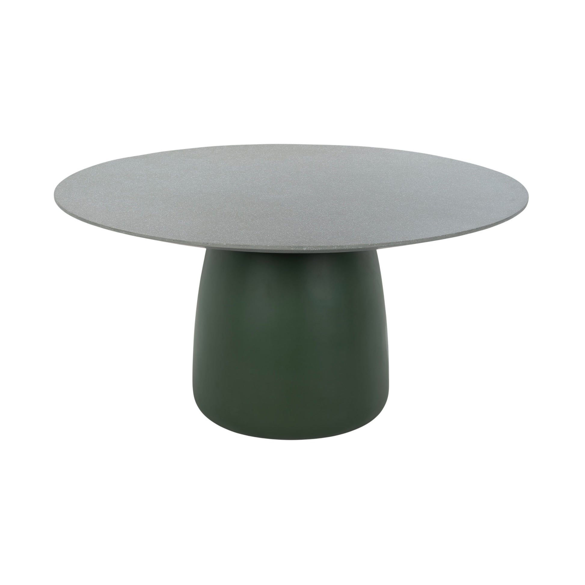 Naxos outdoor round dining table. Top view.